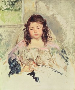 Sketch for "Francoise in a Round-Backed Chair, Reading" or "A Girl in Pink"