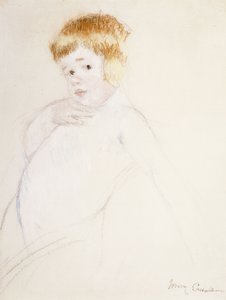Study for the Baby for The Caress by Mary Cassatt