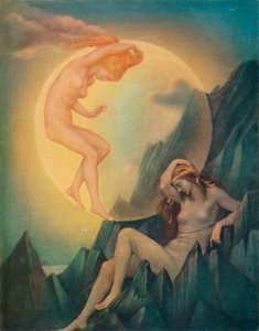 Sleeping Earth and Wakening Moon