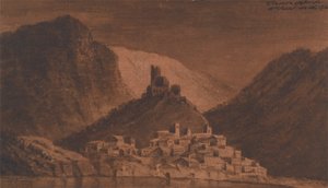 Tournon Opposite to Teint on the Rhone by Mary Harcourt