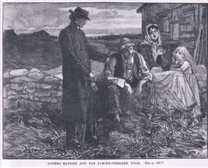 Father Matthew and the famine stricken poor AD 1845 by Mary L. Gow