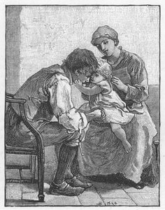 Scene from Silas Marner by George Eliot