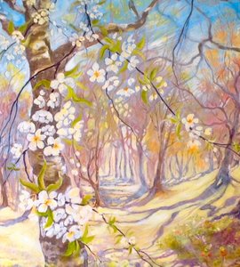 Big Blossoms in the Spring by Mary Smith
