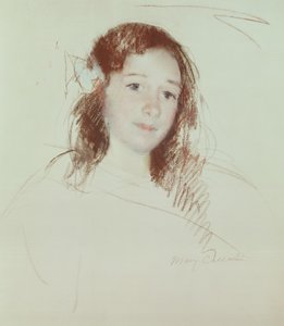Head of Adele by Mary Cassatt