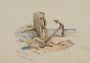 Untitled (Mooring and Anchor) by Mary Vaux Walcott