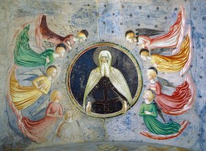 God the Father Surrounded by Angels. 1435 by Tommaso Masolino da Panicale