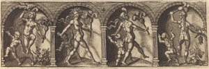 Various Portraits and Figures IV by Master AD