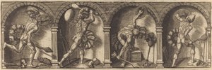 Various Portraits and Figures X by Master AD