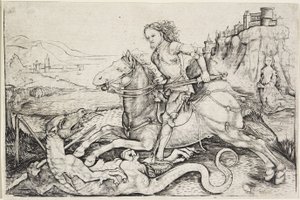 Saint George and the Dragon, c.1480-90