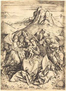 The Rest on the Flight into Egypt by Master BM