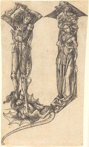 The Letter "Y" by Master E.S.
