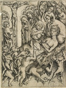 The Triumph Over All Temptation in the Hour of Death by Master ES