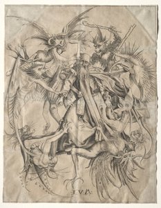 St. Anthony Tormented by the Devils by Master FVB