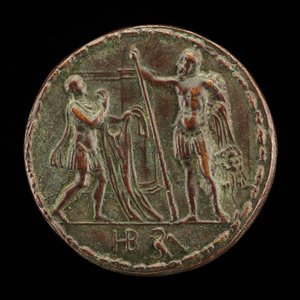 A Messenger Brings Hercules the Shirt of Nessus [reverse] by Master HB
