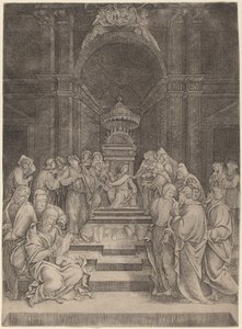 Christ Disputing with the Doctors by Master HFE