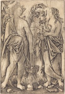 Mars and Venus (Mercury and Venus?) by Master H.L.