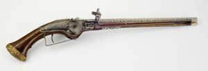One of Pair of Wheel-Lock Holster Pistols, c.1650