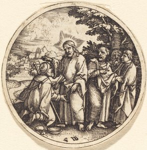 Christ Consoling the Centurion by Master IB