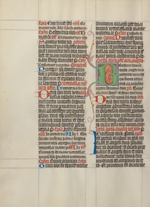 Decorated Initial B by Master Michael
