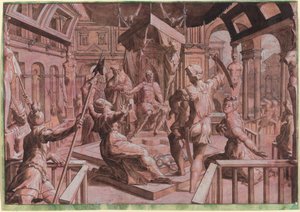 The Judgment of Solomon by Master Of The Liechtenstein Adoration