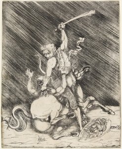 Hercules and Cacus, c.1505-1520 by Master of 1515