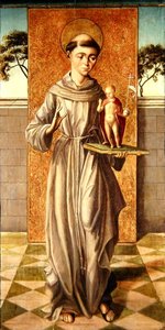 Saint Anthony of Padua with the Christ Child by Master of Astorga