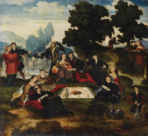 The Luncheon on the Grass, ca. 1535-1540