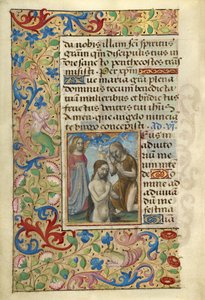 Baptism of Christ by Master of Cardinal Bourbon