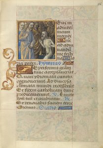 Raising of Lazarus by Master of Cardinal Bourbon