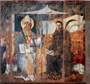 St Eleutherius of Tournai and St Placidus by Master of Cesio