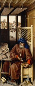 Annunciation Triptych (Merode Altarpiece) by Master of Flémalle