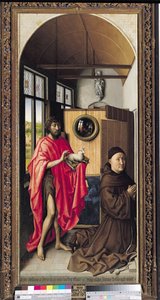 St. John the Baptist and the Donor, Heinrich Von Werl from the Werl Altarpiece, 1438