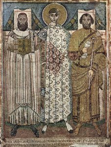 Saint Demetrius of Thessaloniki with the Donors, 6th-7th century by Master of Hagios Demetrios