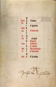 Calendar Page for December Continued by Master of Jacques of Luxembourg
