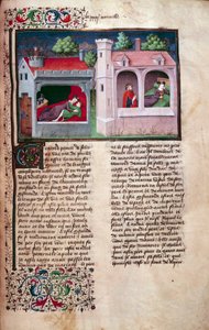 Gallant Scene: Two Couples Talking by Master of Jean Mansel