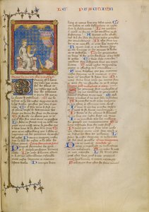 David with Musical Instruments by Master of Jean de Mandeville