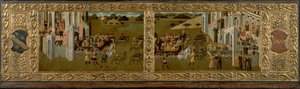King Solomon and the Queen of Sheba by Master of Lecceto