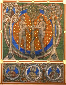 Adam and Eve (detail) by Master of Lower Saxony
