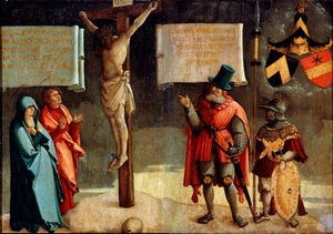 Crucifixion with Donors by Master of Messkirch