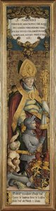 Saint Martin of Tours with Gottfried Werner von Zimmern and a beggar by Master of Messkirch
