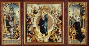 The Wildenstein Altarpiece open
