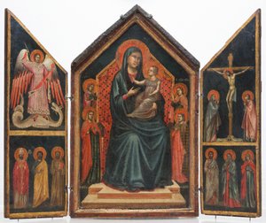 Madonna and Child Enthroned with Saints Lucy, Margaret, Mary Magdalene and Catherine of Alexandria