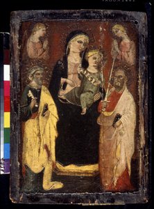 Madonna and Child Enthroned with Saints Peter and Paul