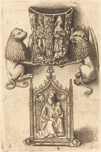 Design for a Beaker and a Pax by Master of St. Sebastian