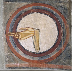 The Hand of God from Sant Climent de Taüll by Master of Tahull