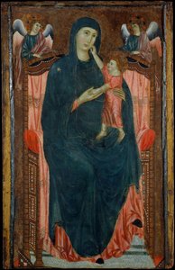 Madonna and Child Enthroned with Angels
