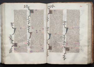 The Gotha Missal: Fol. 100r, Text by Master of the Boqueteaux