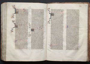 The Gotha Missal: Fol. 145r, Text, c. 1375 by Master of the Boqueteaux