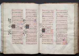 The Gotha Missal: Fol. 59v, Text by Master of the Boqueteaux