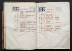 The Gotha Missal: Fol. 9v, Text, c. 1375 by Master of the Boqueteaux